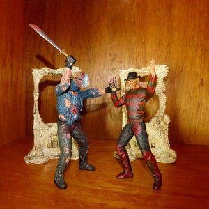 Macfarlane Toys Jason, Freddy, And T-850 Terminator Figures